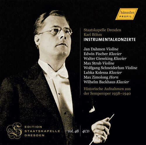 CD диск Bohm / Brahms / Mozart / Fischer: Edition Staatskapelle Dresden, Vol. 48 - Instrumentalkonzerte
CD диск Bohm / Brahms / Mozart / Fischer: Edition Staatskapelle Dresden, Vol. 48 - Instrumentalkonzerte