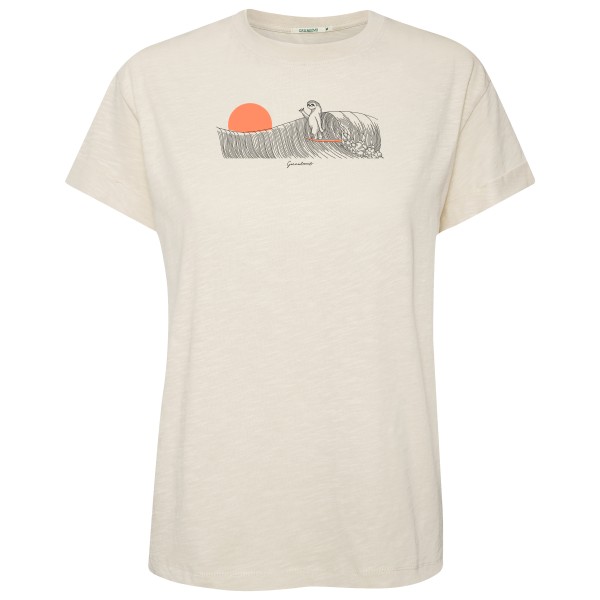 Женская футболка с изображением животных, ленивец, волны останавливаются. Greenbomb, белый
Женская футболка с изображением животных, ленивец, волны останавливаются. Greenbomb, белый