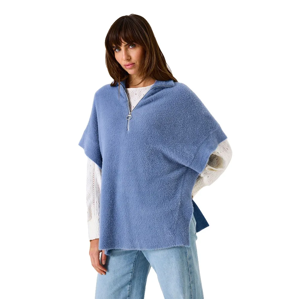 Свитер Garcia L50245 с половинной молнией, синий
Свитер Garcia L50245 с половинной молнией, синий