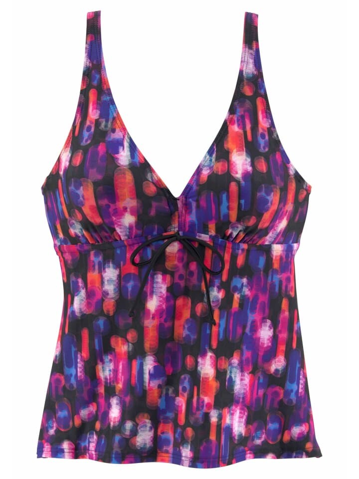 Верх бикини LASCANA, цвет schwarz/bedruckt 
Верх бикини LASCANA, цвет schwarz/bedruckt