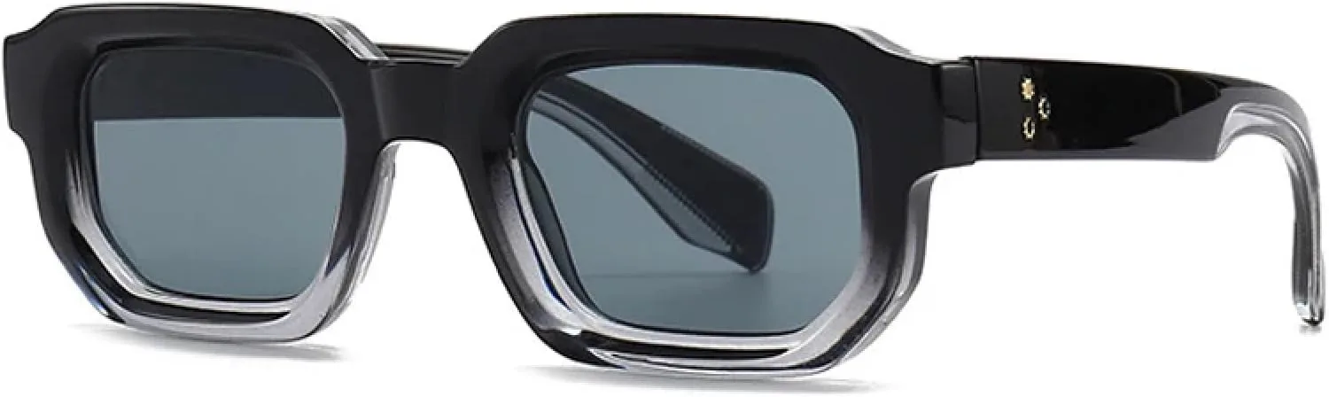 Модные солнцезащитные очки с заклепками для женщин, защита от УФ-излучения UV400, ретро-градиент, солнцезащитные очки для мужчин в стиле панк TKKTLLT, Black Blue Grey
Модные солнцезащитные очки с заклепками для женщин, защита от УФ-излучения UV400, ретро-градиент, солнцезащитные очки для мужчин в стиле панк TKKTLLT, Black Blue Grey