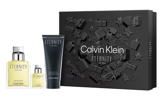 Подарочный парфюмерный набор, 3 шт. Calvin Klein, Eternity Men
Подарочный парфюмерный набор, 3 шт. Calvin Klein, Eternity Men