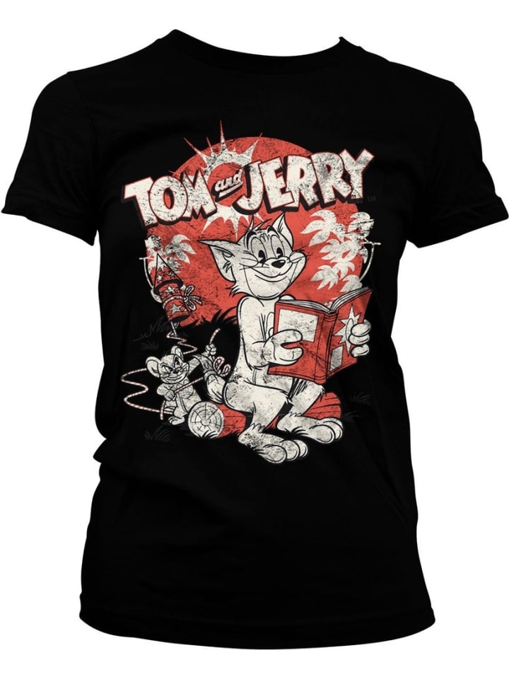 Черная рубашка Tom & Jerry
Черная рубашка Tom & Jerry