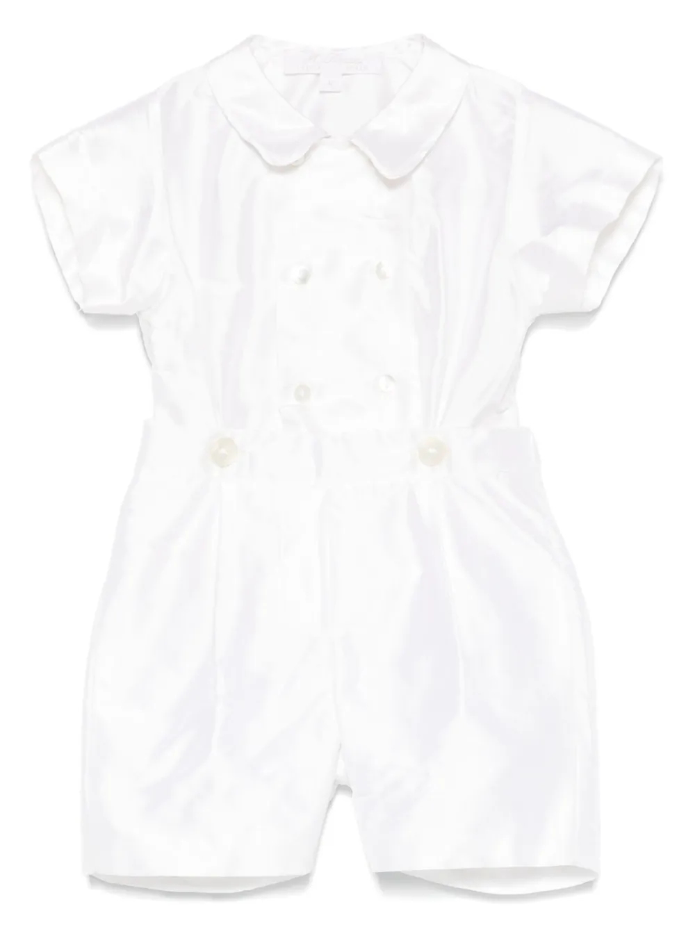 Шелковый комплект из шортов и рубашки Mariella Ferrari, белый
Шелковый комплект из шортов и рубашки Mariella Ferrari, белый