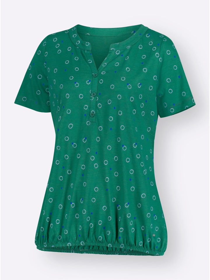 Рубашка с принтом в зелено-белых тонах WITT WEIDEN
Рубашка с принтом в зелено-белых тонах WITT WEIDEN