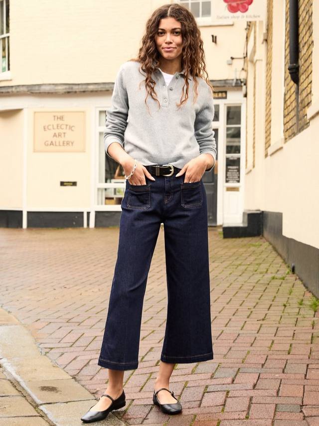 Джинсы jena из органического хлопка с богатым широким укорочением Baukjen, цвет Dark Denim
Джинсы jena из органического хлопка с богатым широким укорочением Baukjen, цвет Dark Denim