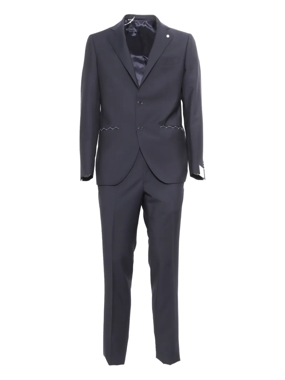 Костюм с фестонами LUIGI BIANCHI MANTOVA, серый
Костюм с фестонами LUIGI BIANCHI MANTOVA, серый