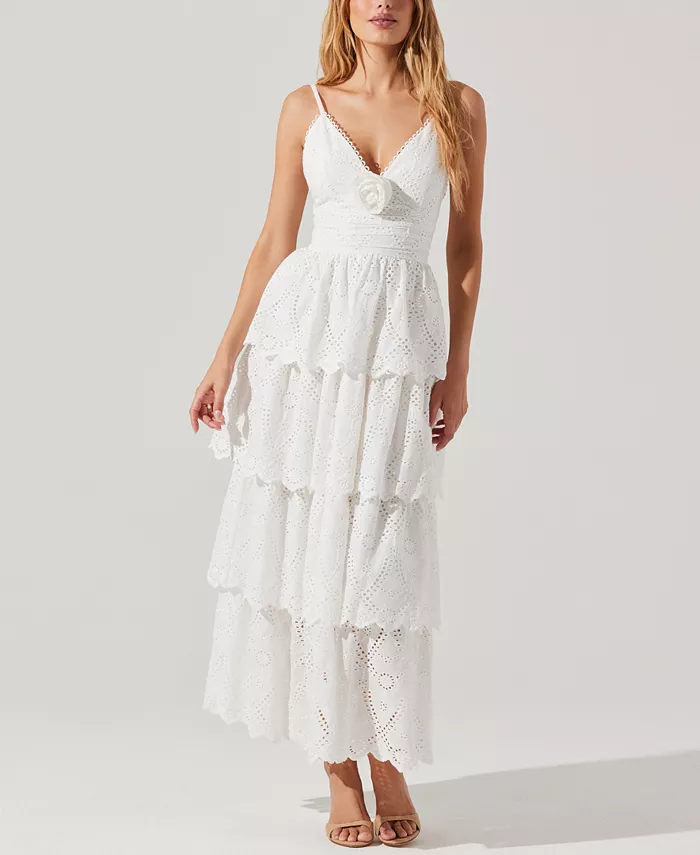 Женское хлопковое макси-платье Faeryn ASTR the Label, белый
Женское хлопковое макси-платье Faeryn ASTR the Label, белый