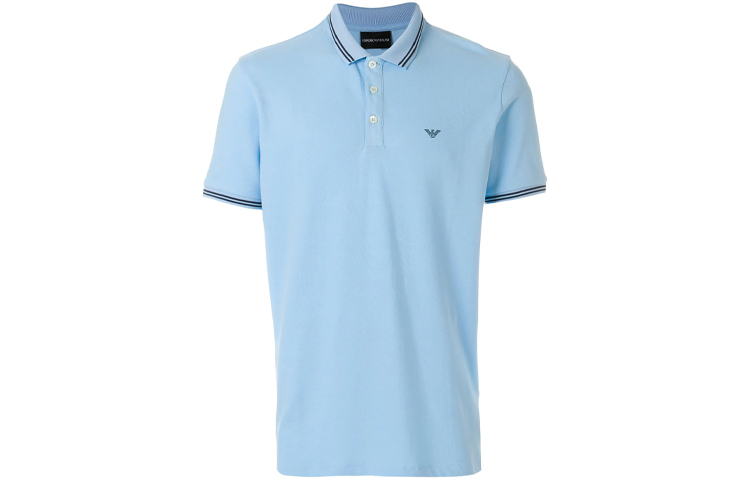 Светло-голубая поло для мужчин EMPORIO ARMANI, голубой
Светло-голубая поло для мужчин EMPORIO ARMANI, голубой