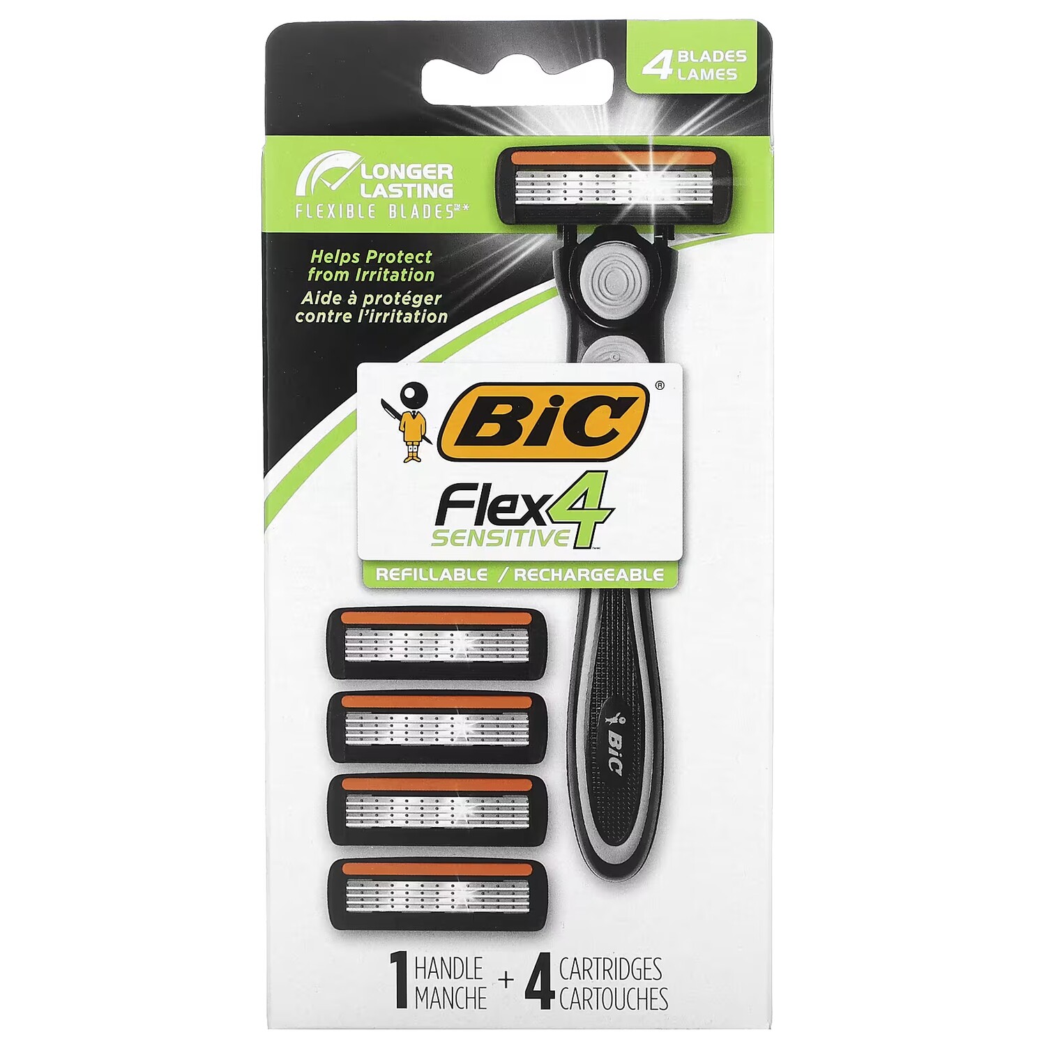 Станок для бритья Bic Flex 4 Sensitive, 4 картриджа
Станок для бритья Bic Flex 4 Sensitive, 4 картриджа