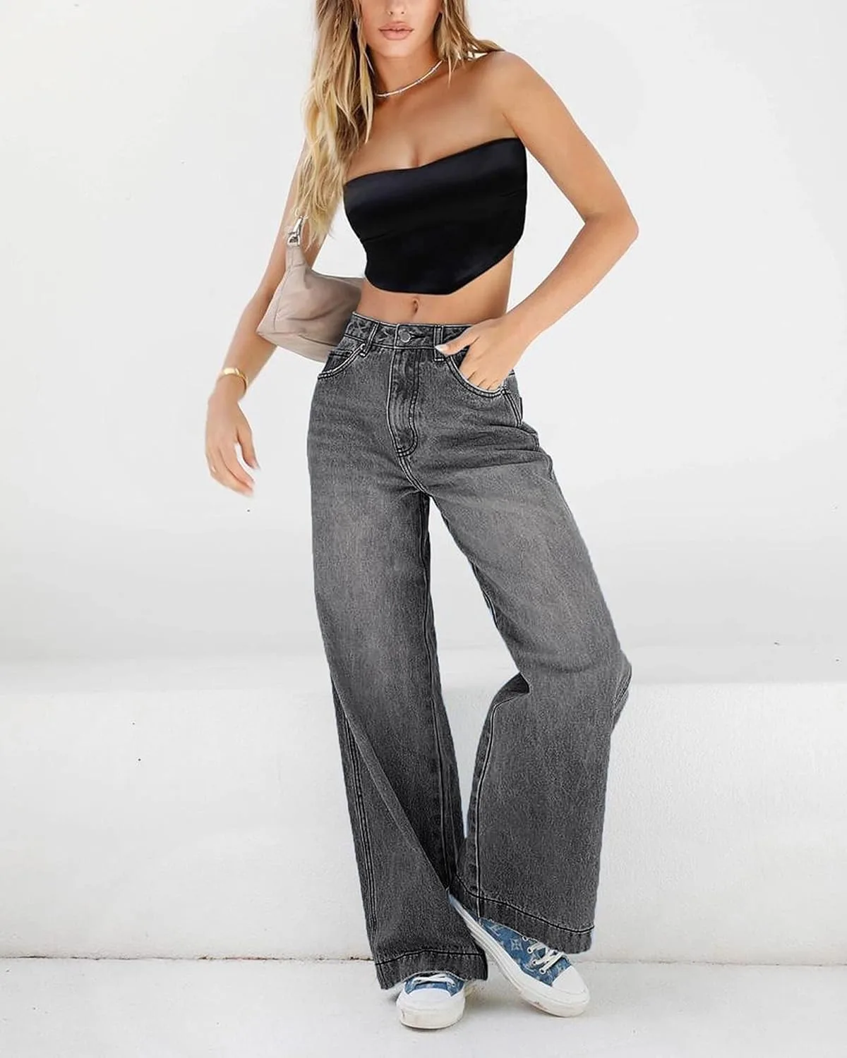 Emmiol женские мешковатые джинсы mid-low waist boyfriend
Emmiol женские мешковатые джинсы mid-low waist boyfriend