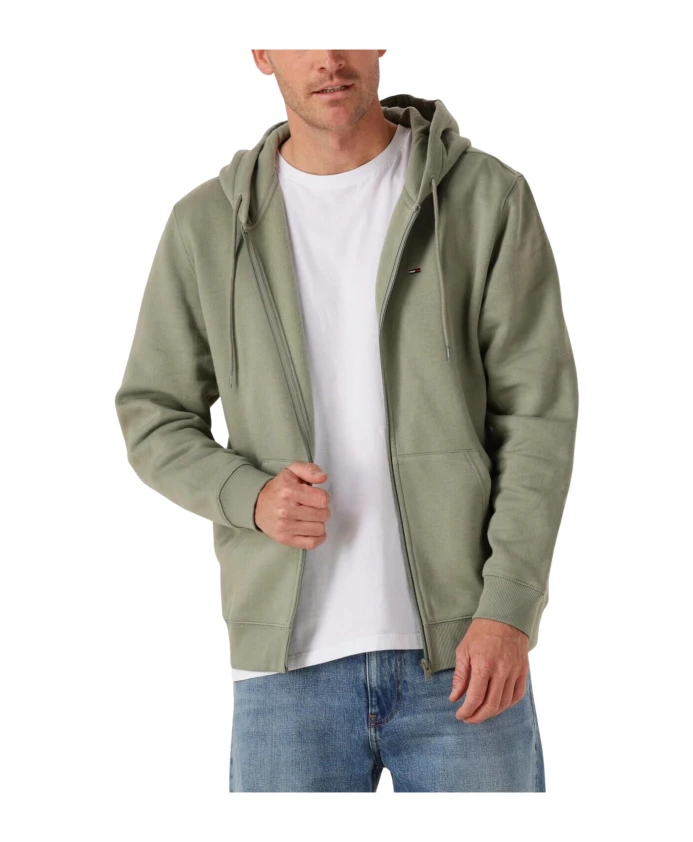 Стильный мужской пуловер на молнии с зеленым флагом Tommy Jeans, зеленый
Стильный мужской пуловер на молнии с зеленым флагом Tommy Jeans, зеленый