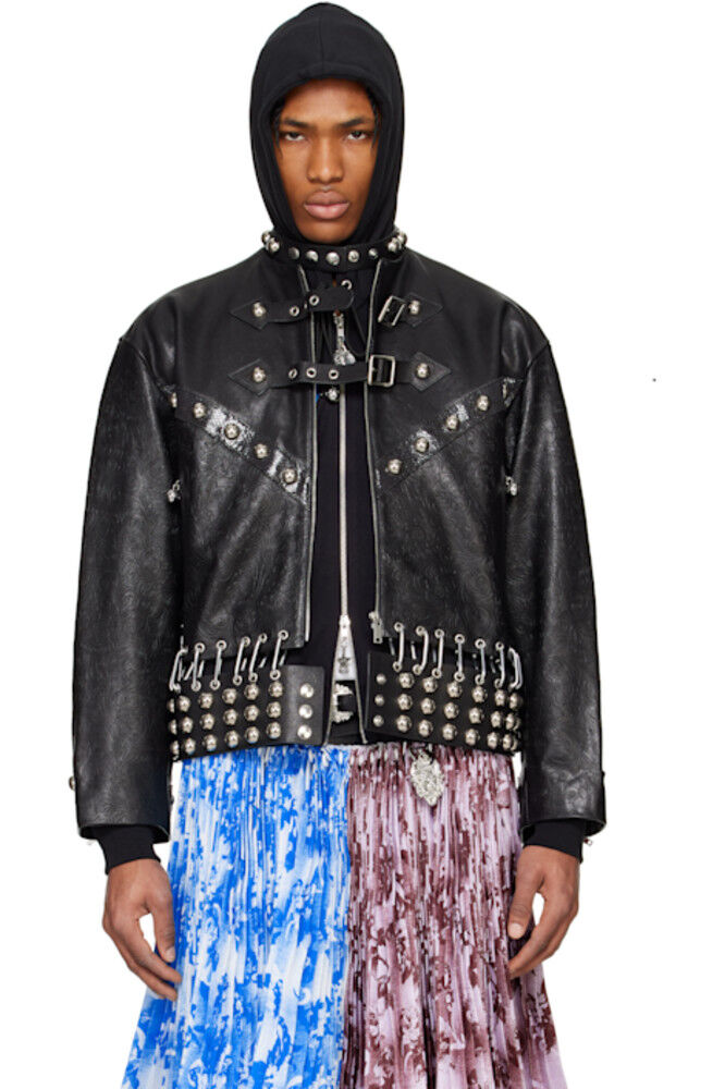 Черная кожаная куртка Lunge Chopova Lowena, Черный, Черная кожаная куртка Lunge Chopova Lowena 
Черная кожаная куртка Lunge Chopova Lowena, Черный, Черная кожаная куртка Lunge Chopova Lowena