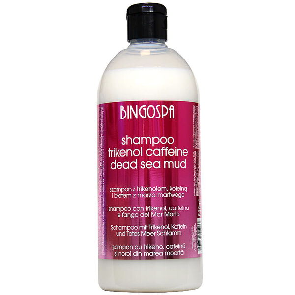 Шампунь для волос с комплексом против перхоти, кофеином и грязью Мертвого моря, 500 мл Bingospa
Шампунь для волос с комплексом против перхоти, кофеином и грязью Мертвого моря, 500 мл Bingospa