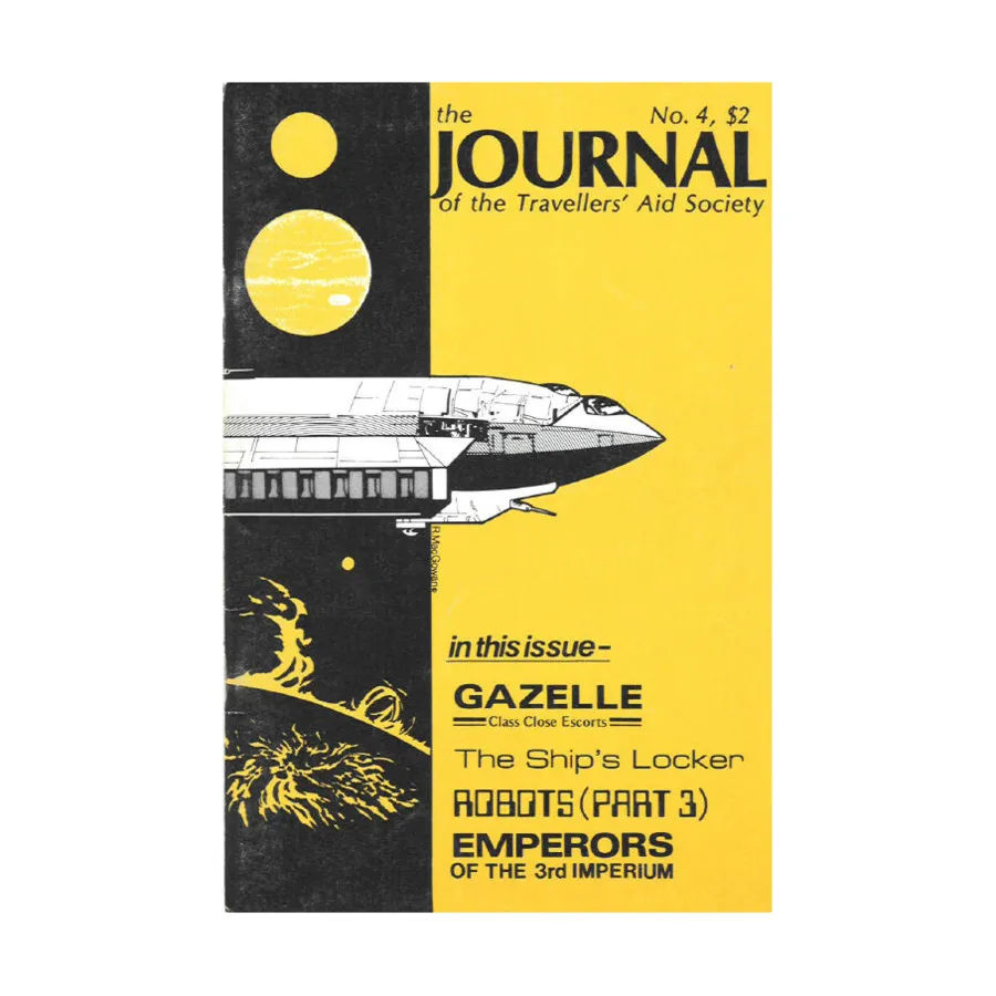 Журнал #4 "Salvage On Sharmun, Gazelle - Class Close Escorts", Traveller - Journal of the Travellers' Aid Society
Журнал #4 "Salvage On Sharmun, Gazelle - Class Close Escorts", Traveller - Journal of the Travellers' Aid Society