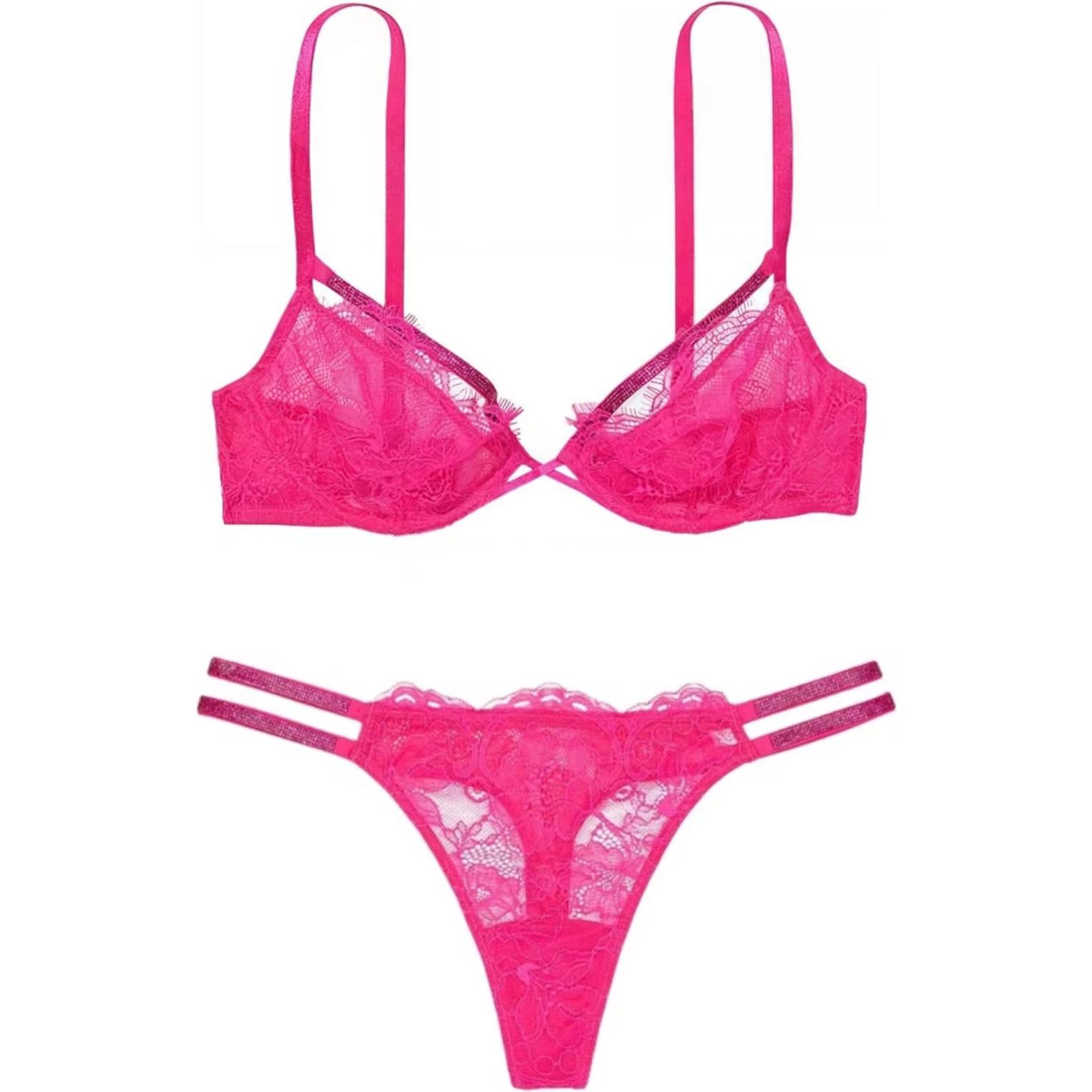 Комплект нижнего белья Victoria's Secret розовый 
Комплект нижнего белья Victoria's Secret розовый