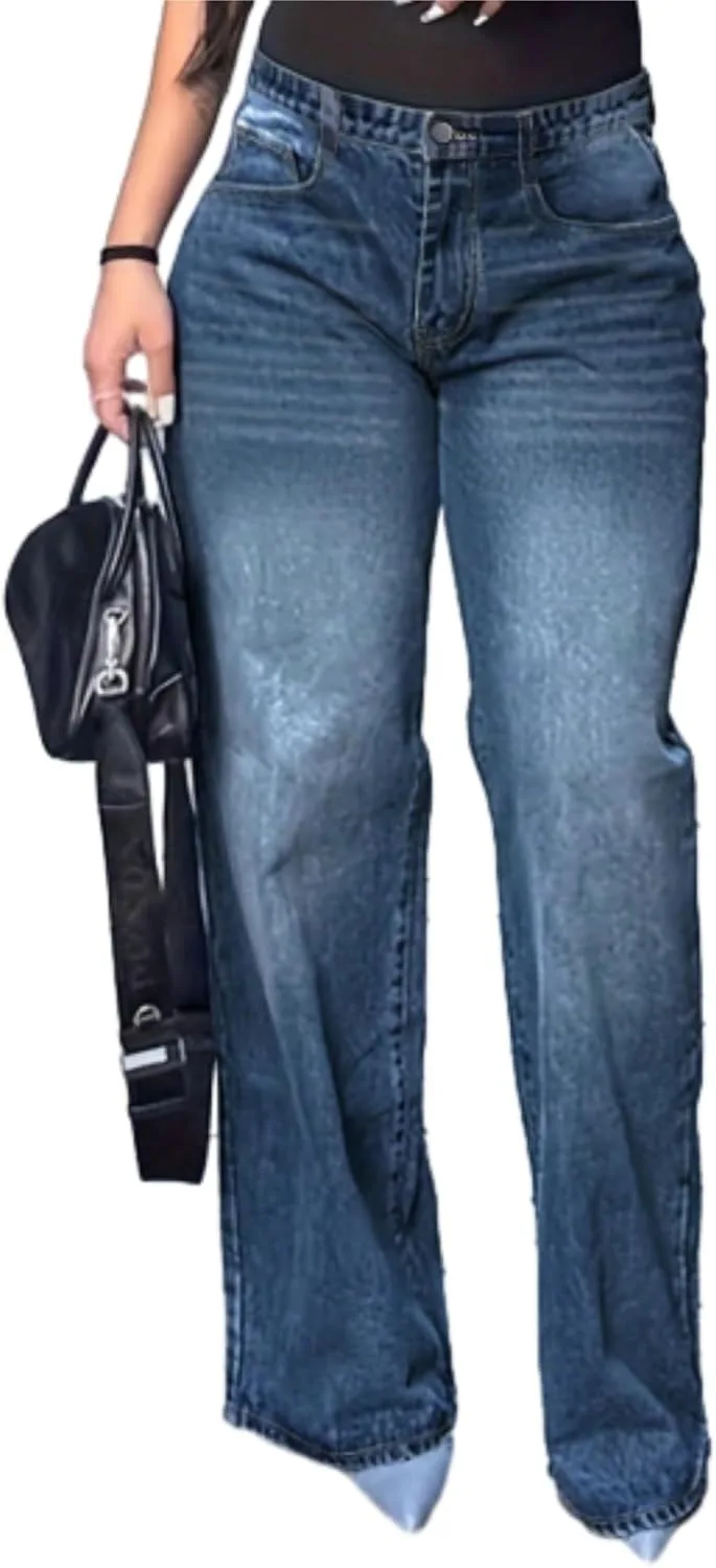 Джинсы High Rise Straight Leg для женщин с эффектом подтяжки ягодиц WGXWGX
Джинсы High Rise Straight Leg для женщин с эффектом подтяжки ягодиц WGXWGX