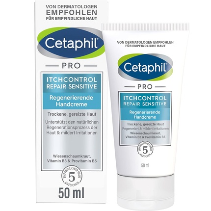 PRO ItchControl Repair Sensitive Регенерирующий крем для рук 50 мл Cetaphil
PRO ItchControl Repair Sensitive Регенерирующий крем для рук 50 мл Cetaphil