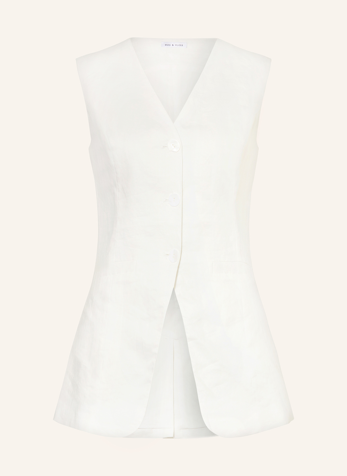 Блейзер жилет Mrs & Hugs, белый
Блейзер жилет Mrs & Hugs, белый