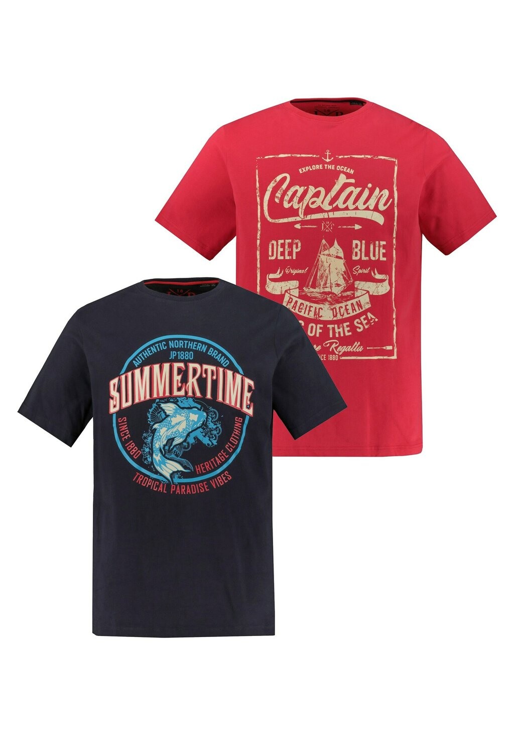 Футболка с принтом 2ER-PACK JP1880, красный
Футболка с принтом 2ER-PACK JP1880, красный