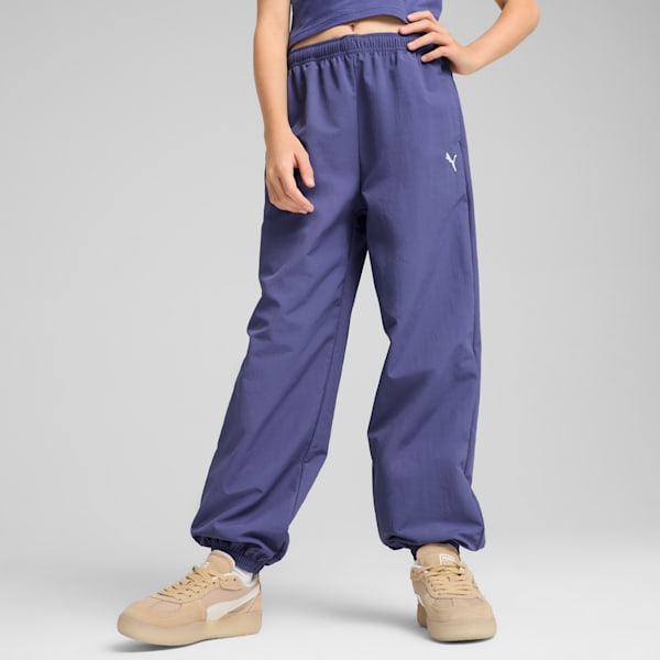 Свободные брюки для больших детей Puma Wardrobe Essentials, синий
Свободные брюки для больших детей Puma Wardrobe Essentials, синий