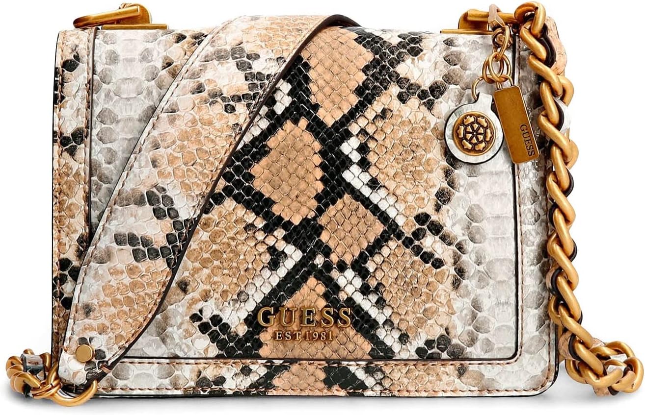 GUESS женская сумка Abey Crossbody Flap, Natural Python
GUESS женская сумка Abey Crossbody Flap, Natural Python