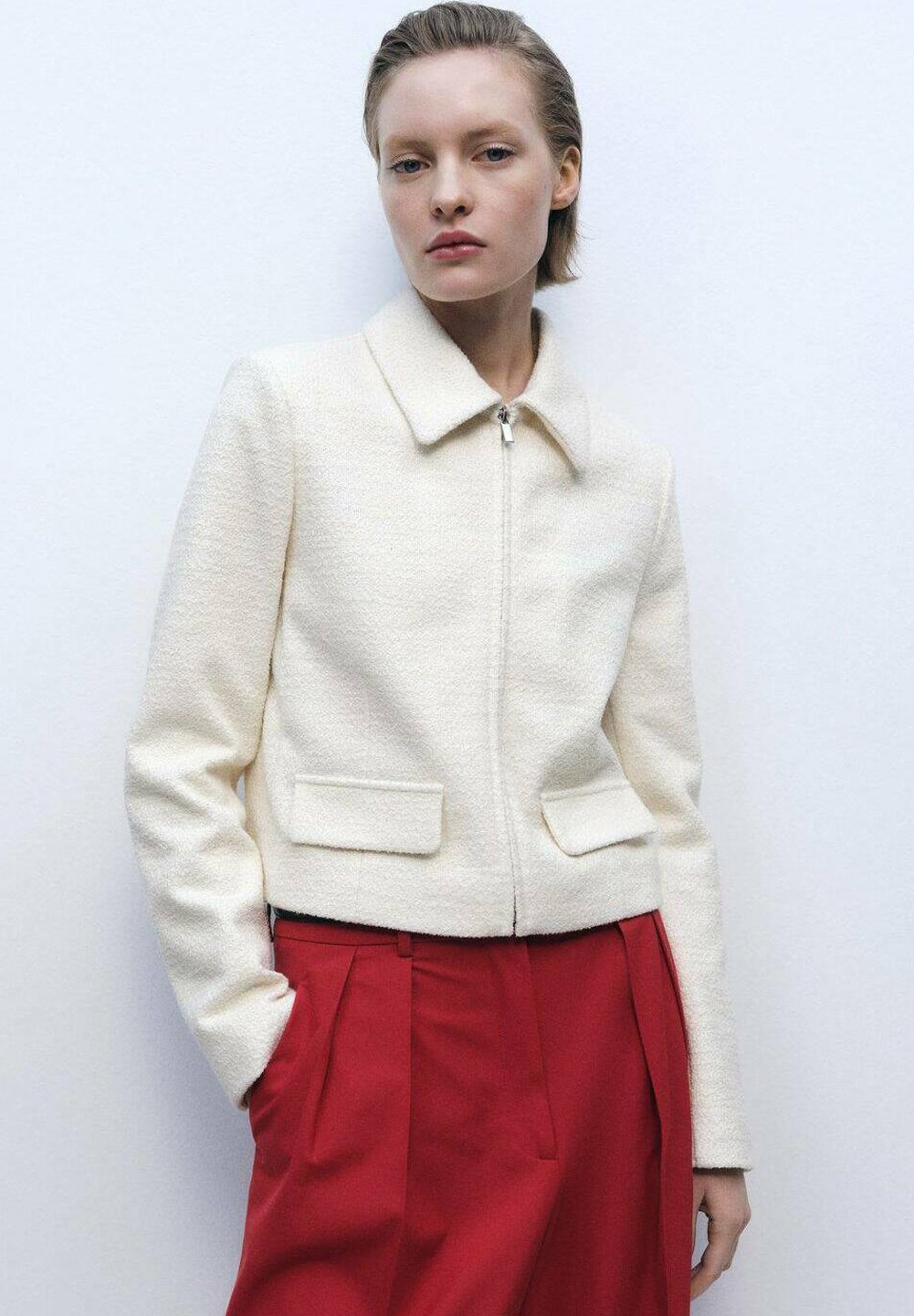 Летняя куртка Mango, кремовый
Летняя куртка Mango, кремовый