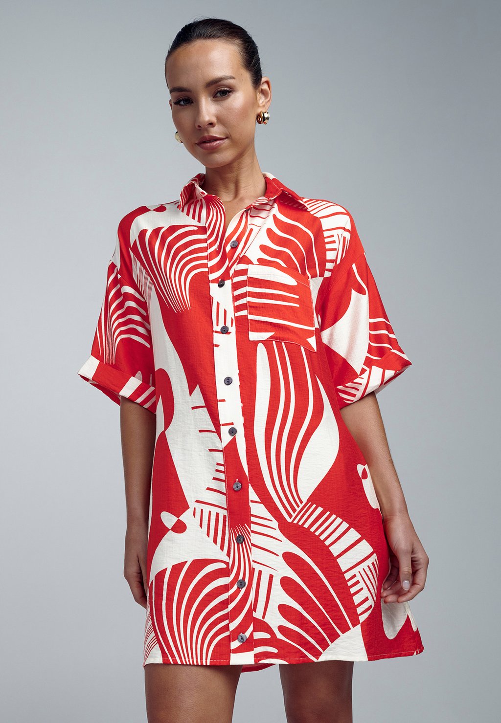 Платье-рубашка NESSA ST MRLO, красный
Платье-рубашка NESSA ST MRLO, красный