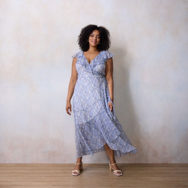 Платье макси с запахом и рукавами-крылышками больших размеров Lc Lauren Conrad, цвет peri diana diamond
Платье макси с запахом и рукавами-крылышками больших размеров Lc Lauren Conrad, цвет peri diana diamond