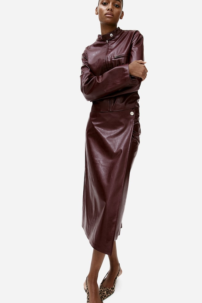 Юбка-Обертка с покрытием H&M, красный
Юбка-Обертка с покрытием H&M, красный