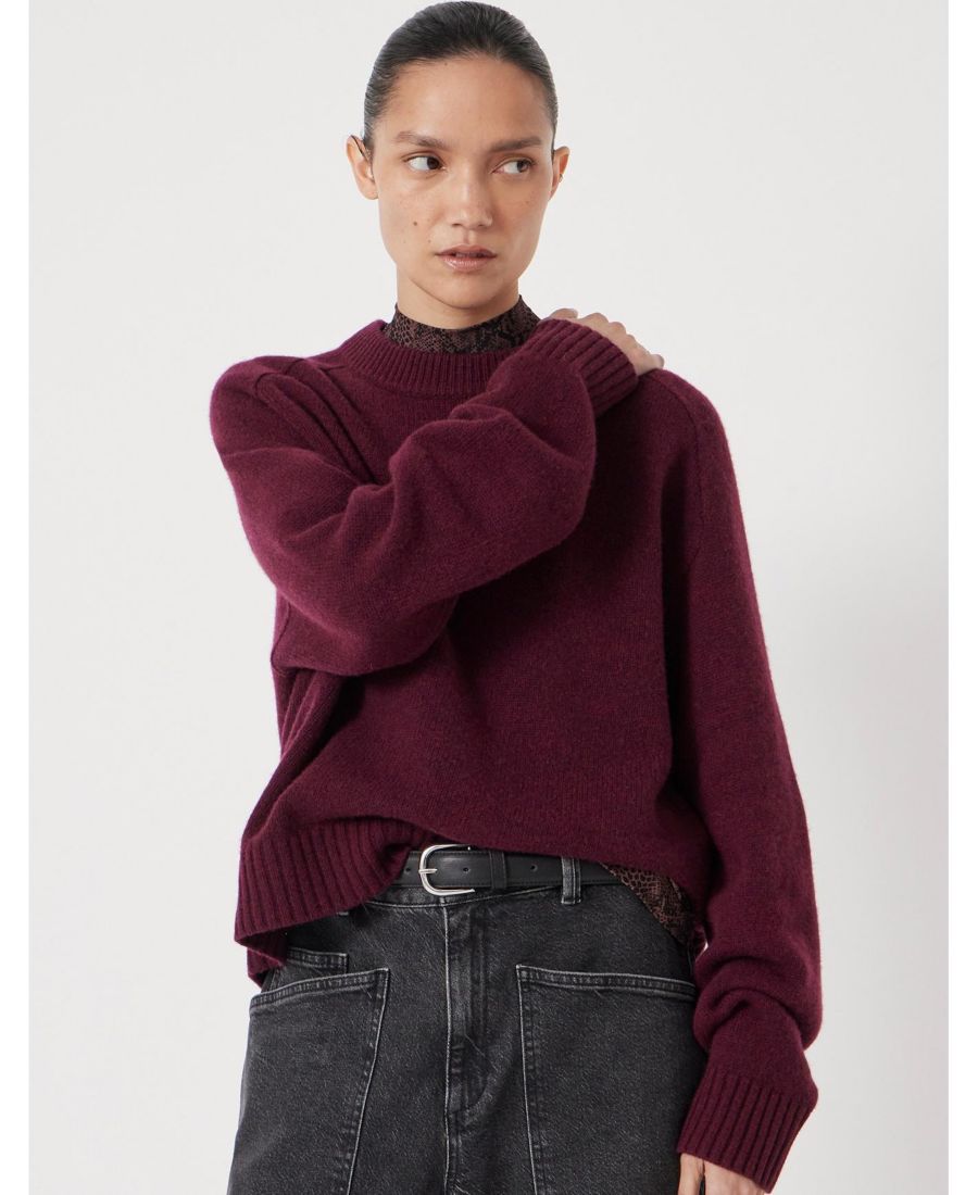 Женский объемный кашемировый свитер Hush, Burgundy purple
Женский объемный кашемировый свитер Hush, Burgundy purple