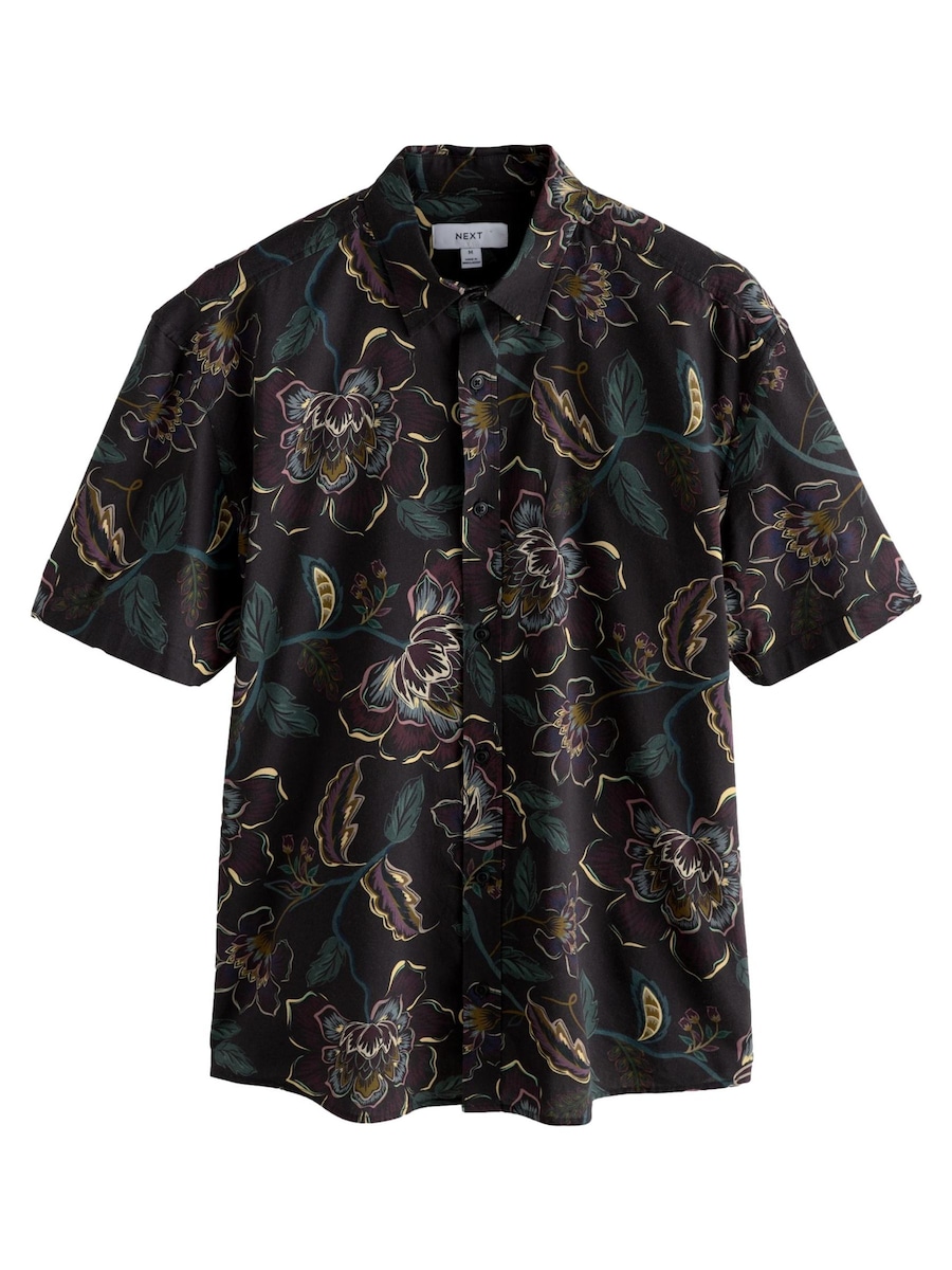 Рубашка на пуговицах классического кроя Next, черный
Рубашка на пуговицах классического кроя Next, черный