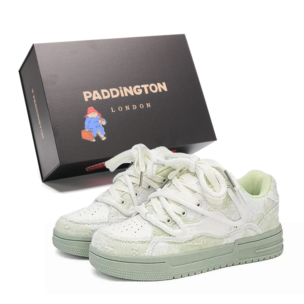 Paddington Bears Износостойкие и легкие низкие скейтерские кроссовки унисекс бело-зеленые, цвет White Green
Paddington Bears Износостойкие и легкие низкие скейтерские кроссовки унисекс бело-зеленые, цвет White Green