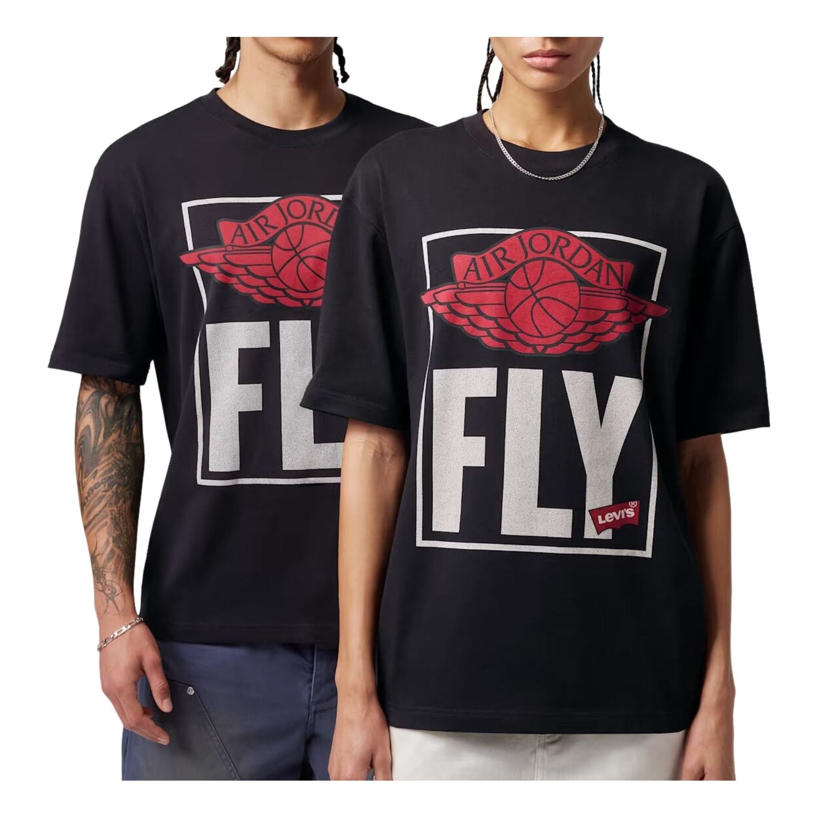 Футболка с коротким рукавом Air Jordan x Levi's 'Черный, красный, белый'
Футболка с коротким рукавом Air Jordan x Levi's 'Черный, красный, белый'