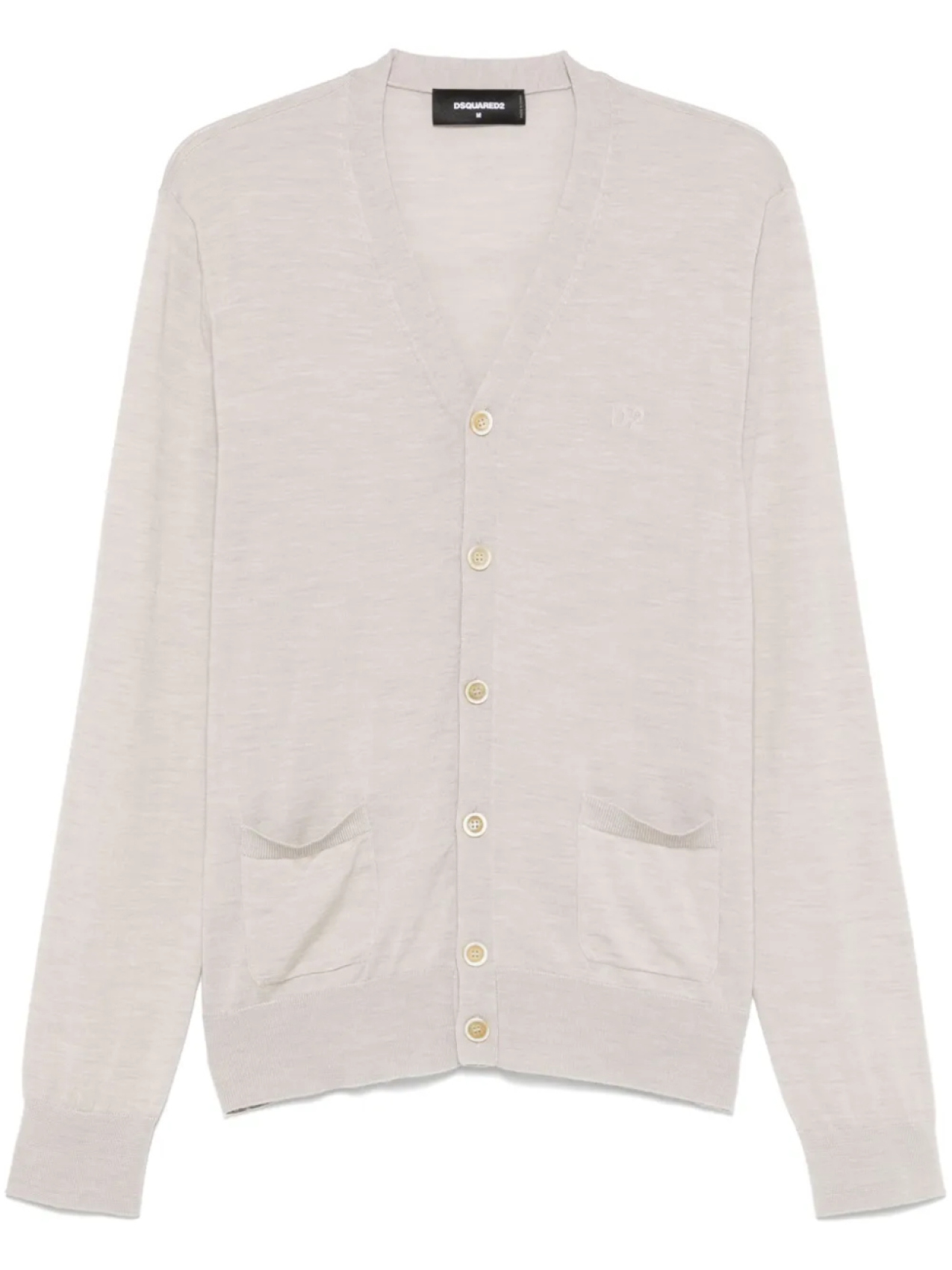 DSQUARED2 кардиган из вирджинской шерсти, нейтральный
DSQUARED2 кардиган из вирджинской шерсти, нейтральный