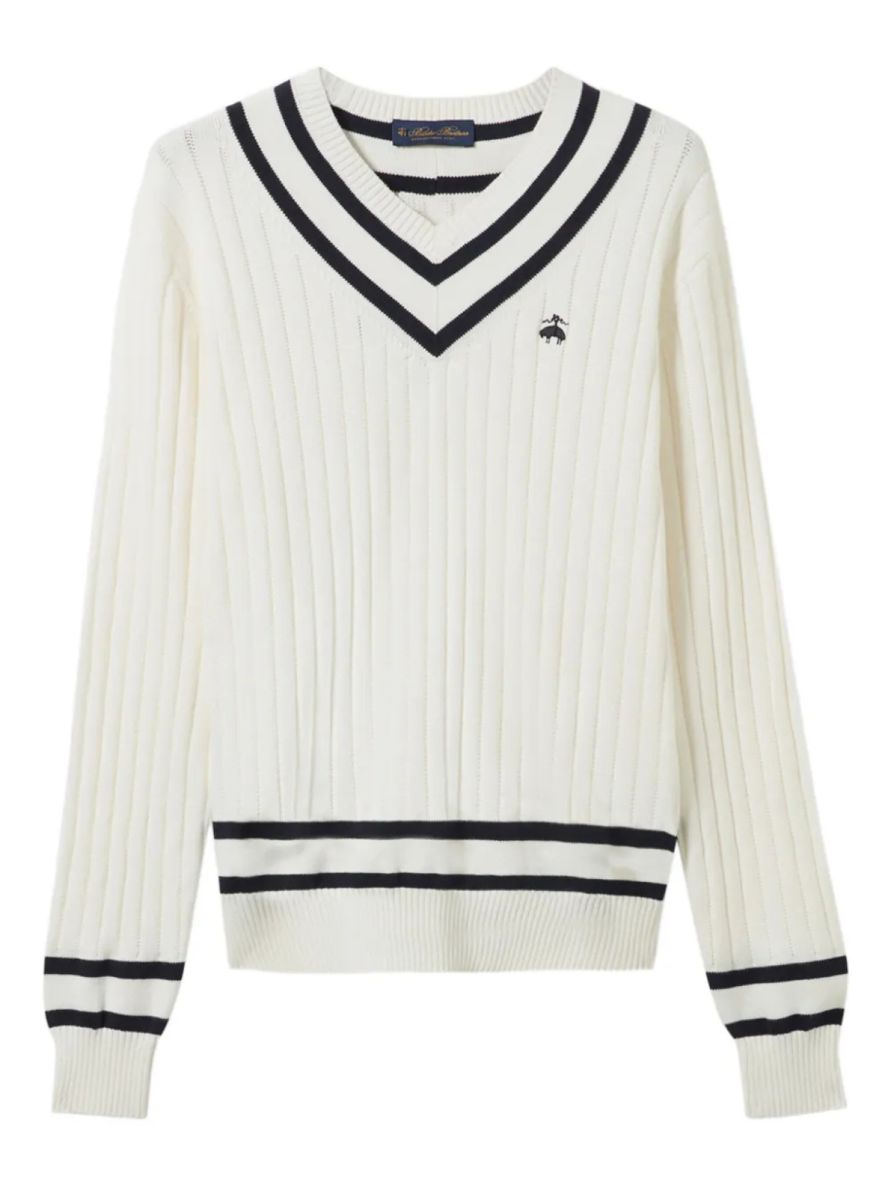 Джемпер с вышитым логотипом Brooks Brothers, белый
Джемпер с вышитым логотипом Brooks Brothers, белый