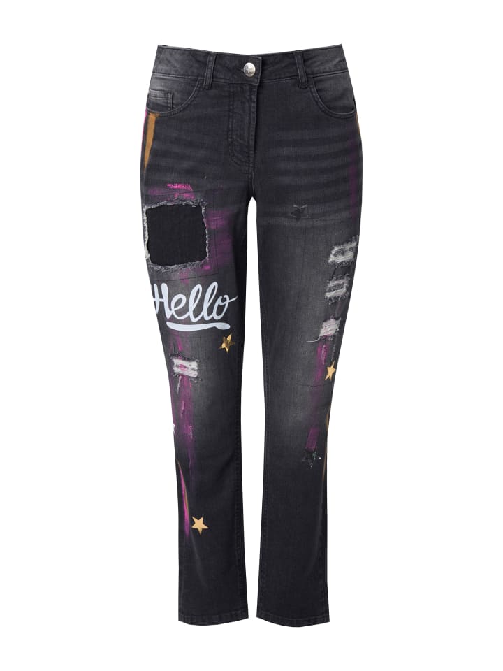 Джинсы черного цвета Angel of Style
Джинсы черного цвета Angel of Style