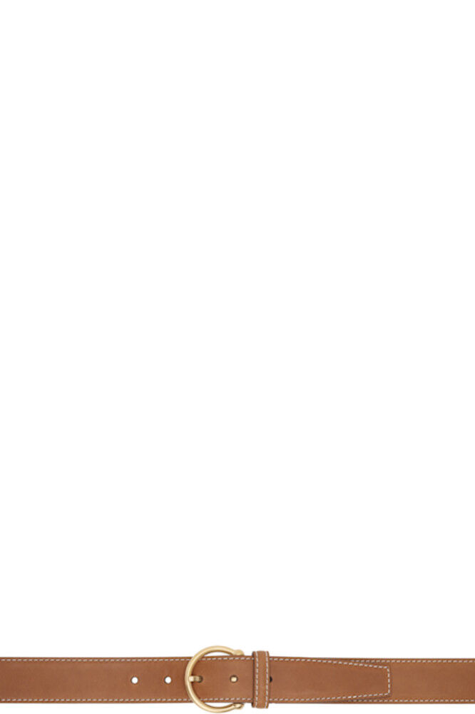 Коричневый ремень с круглой пряжкой из зернистой фактуры Thom Browne
Коричневый ремень с круглой пряжкой из зернистой фактуры Thom Browne