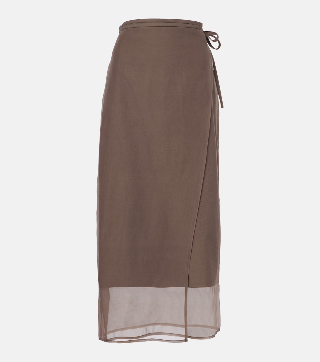 Юбка миди из смесовой хлопковой ткани Brunello Cucinelli, коричневый
Юбка миди из смесовой хлопковой ткани Brunello Cucinelli, коричневый