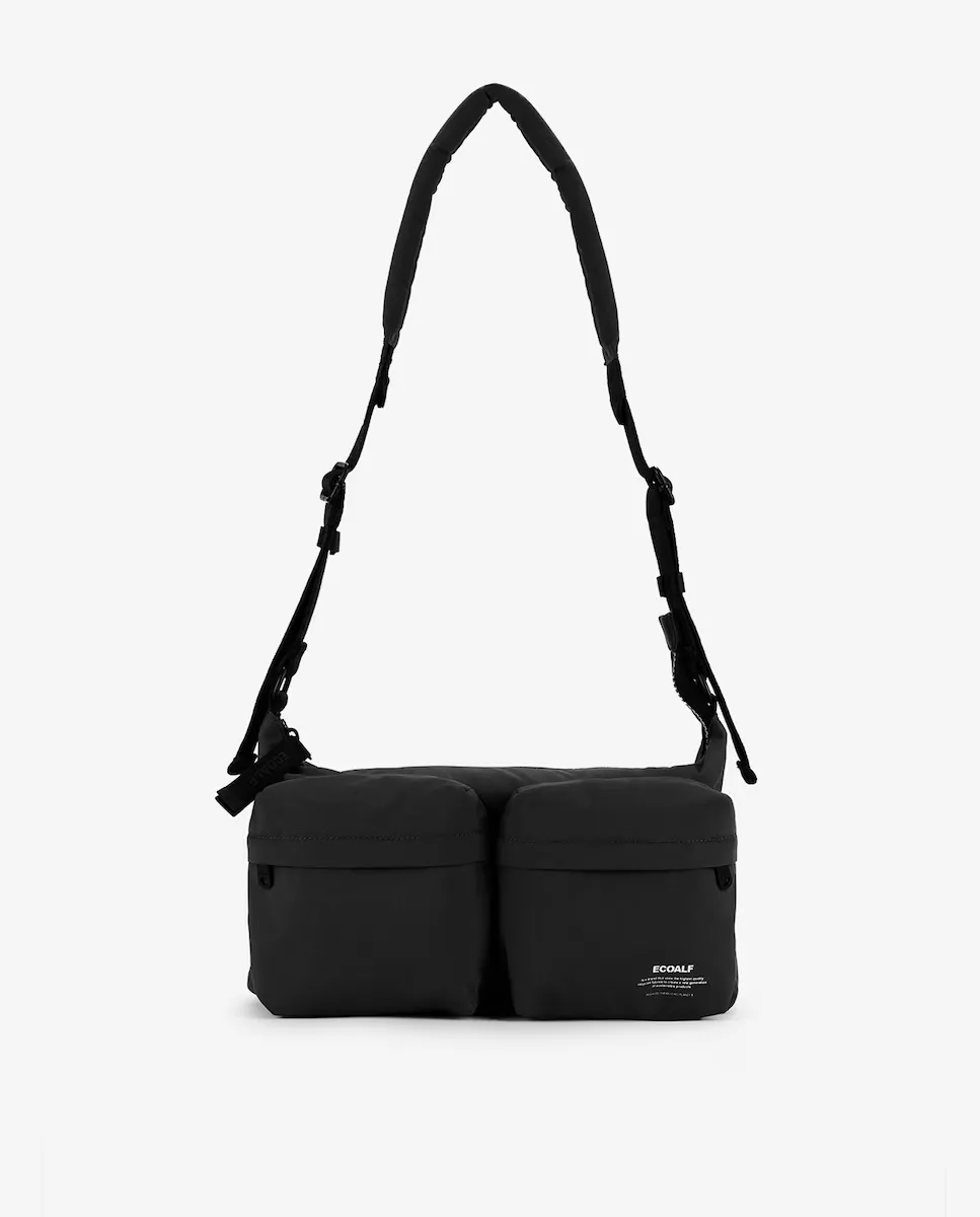 Коричневая женская сумка через плечо из 100% переработанного нейлона Ecoalf, черный
Коричневая женская сумка через плечо из 100% переработанного нейлона Ecoalf, черный