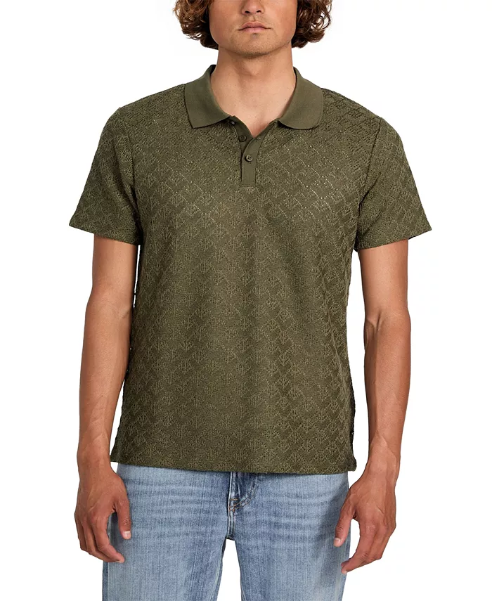 Мужская короткорукавная трикотажная поло Logan GUESS, зеленый
Мужская короткорукавная трикотажная поло Logan GUESS, зеленый