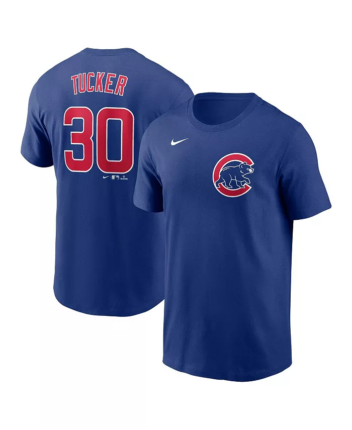 Мужская футболка Kyle Tucker Royal Chicago Cubs Fuse с именем и номером Nike
Мужская футболка Kyle Tucker Royal Chicago Cubs Fuse с именем и номером Nike
