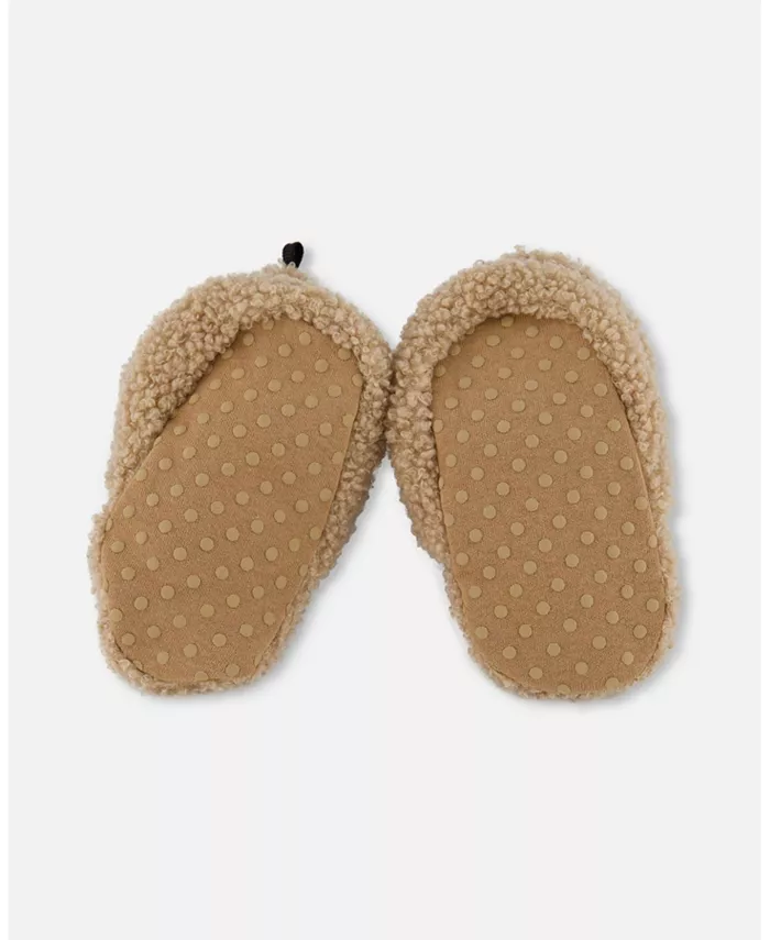 Детские тапочки унисекс из шерпы коричневого цвета - для малышей Deux par Deux, коричневый
Детские тапочки унисекс из шерпы коричневого цвета - для малышей Deux par Deux, коричневый