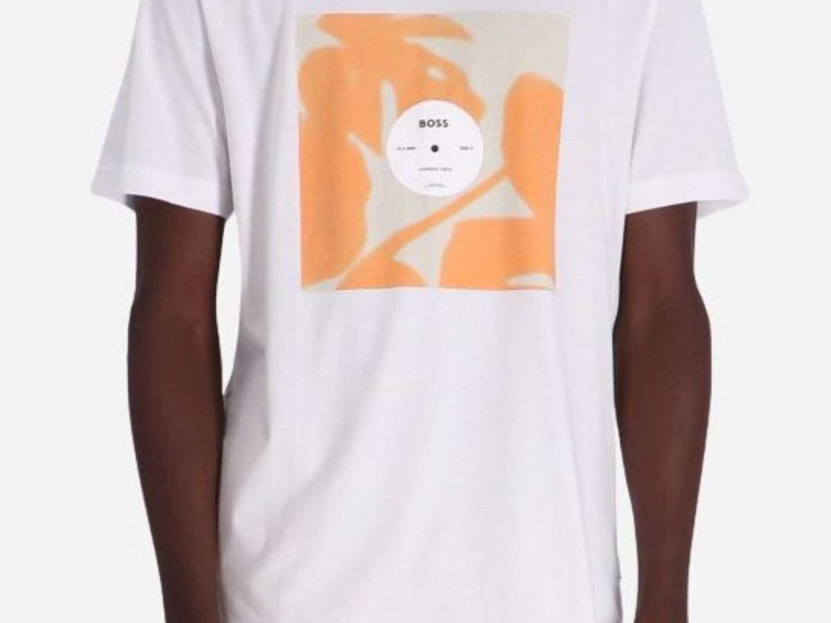 Мужская футболка с коротким рукавом Hugo Boss Tiburt 388 Artwork, белая, цвет Natural
Мужская футболка с коротким рукавом Hugo Boss Tiburt 388 Artwork, белая, цвет Natural