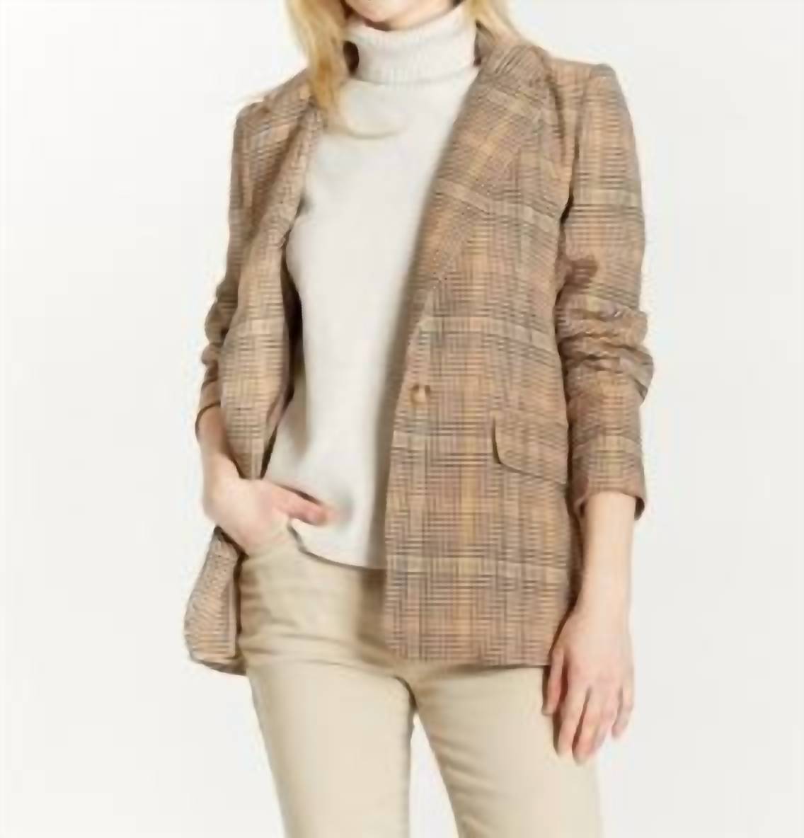 Тонкий пиджак бойфренда в цвете Light Sage Oat New York
Тонкий пиджак бойфренда в цвете Light Sage Oat New York