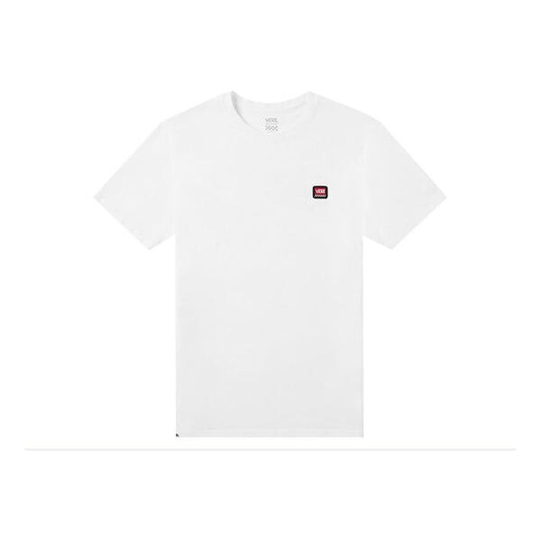 Футболка alphabet logo short sleeve white Vans, белый 
Футболка alphabet logo short sleeve white Vans, белый