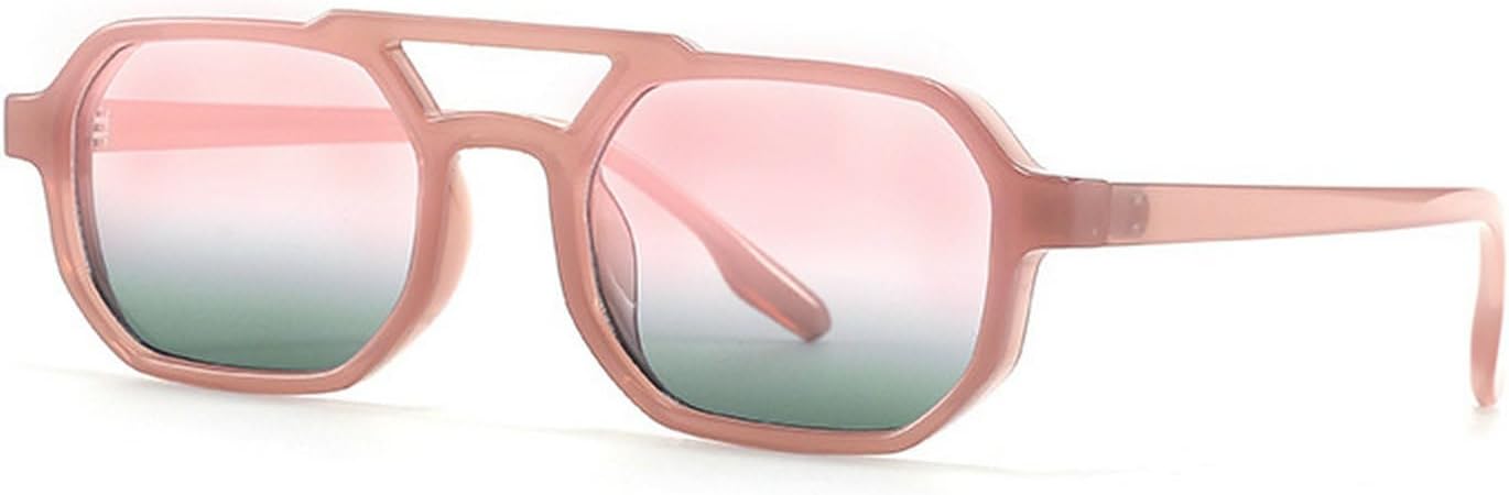 Солнцезащитные очки Laureles в маленькой оправе с двойной перемычкой, многоугольные, квадратные, женские, с градиентным переходом цвета (розовый и зеленый), мужские, C6
Солнцезащитные очки Laureles в маленькой оправе с двойной перемычкой, многоугольные, квадратные, женские, с градиентным переходом цвета (розовый и зеленый), мужские, C6