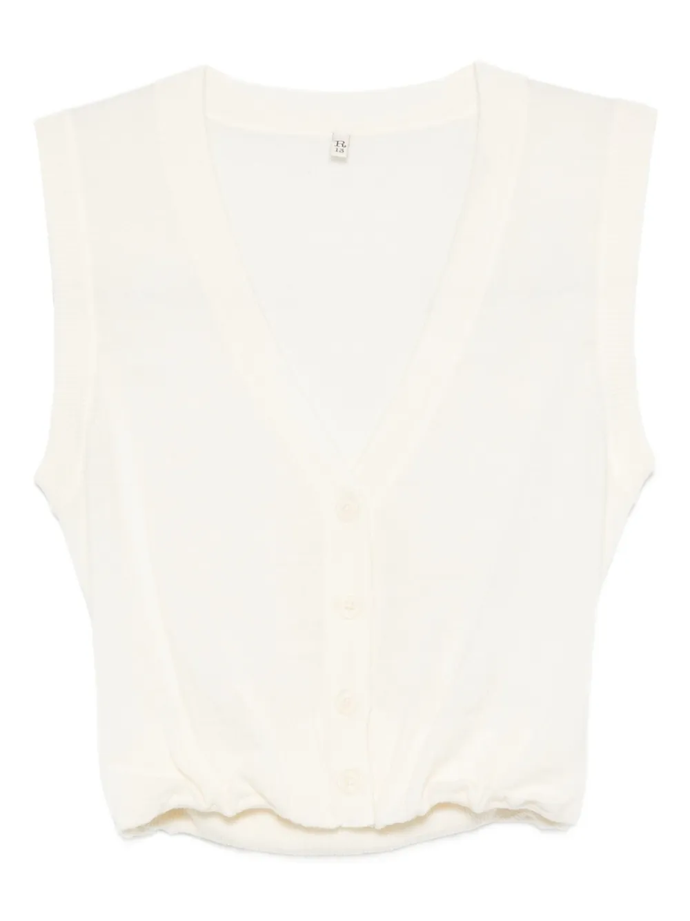 Укороченный топ с V-образным вырезом R13, нейтральный
Укороченный топ с V-образным вырезом R13, нейтральный