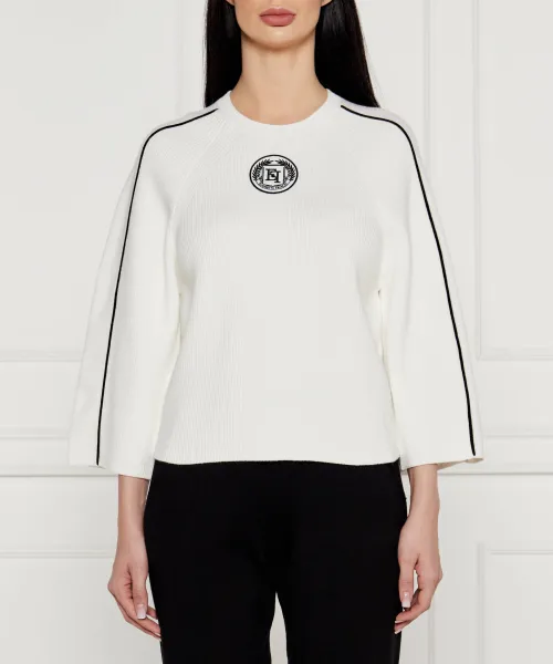 Свитер Regular fit Elisabetta Franchi, белый
Свитер Regular fit Elisabetta Franchi, белый
