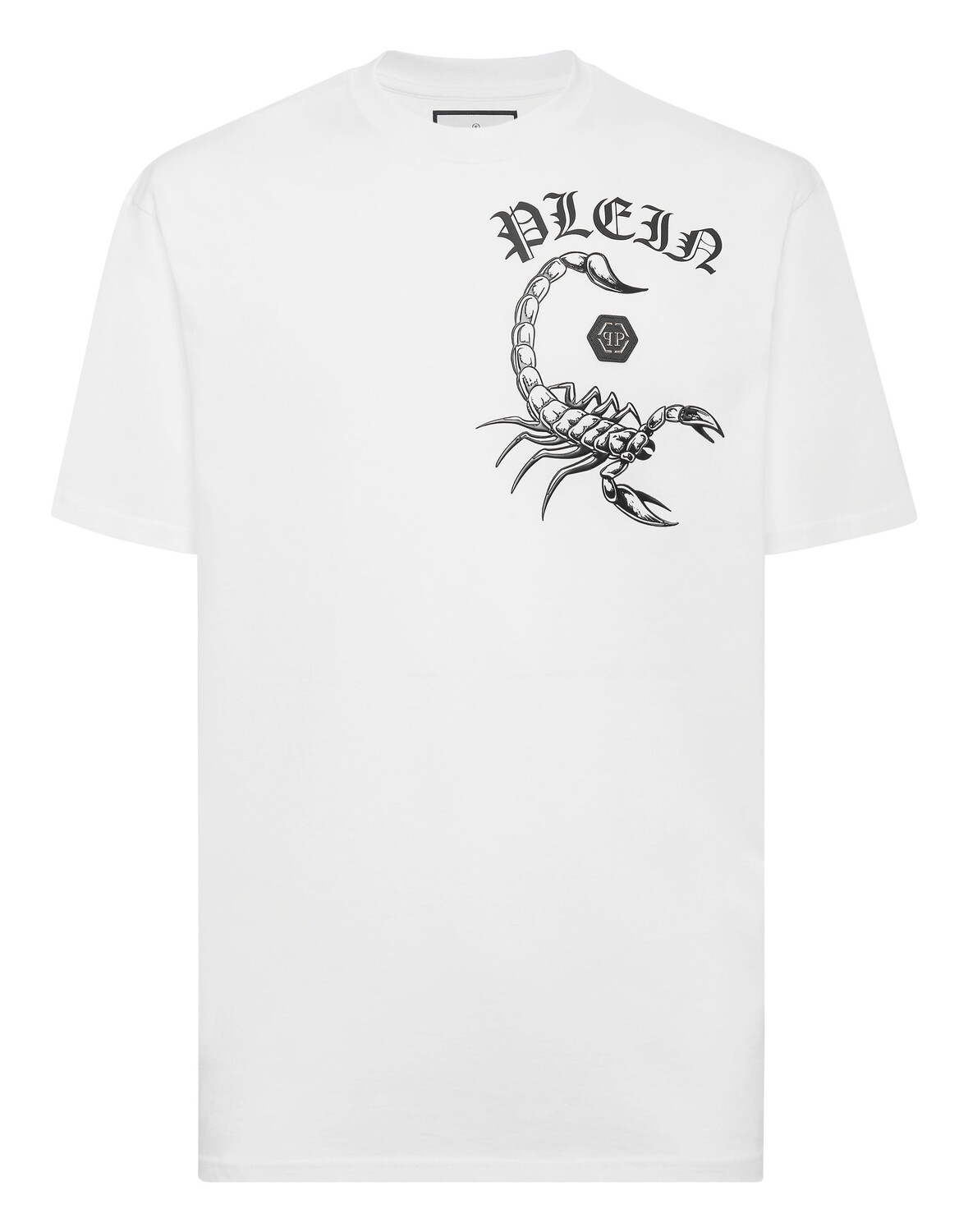 Футболка с круглым вырезом SS Скорпион Philipp Plein, цвет White / Black
Футболка с круглым вырезом SS Скорпион Philipp Plein, цвет White / Black